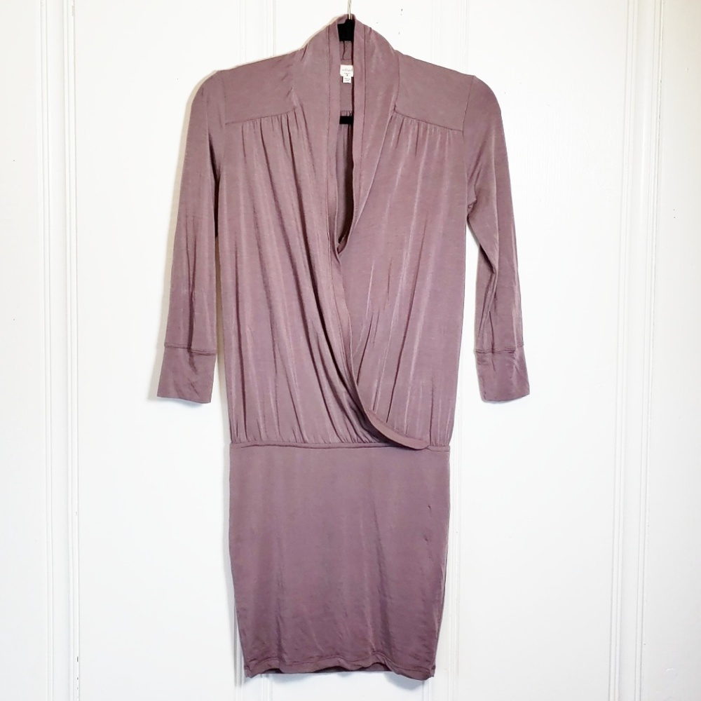 Wilfred Aritzia Purple Surplice Dress XS